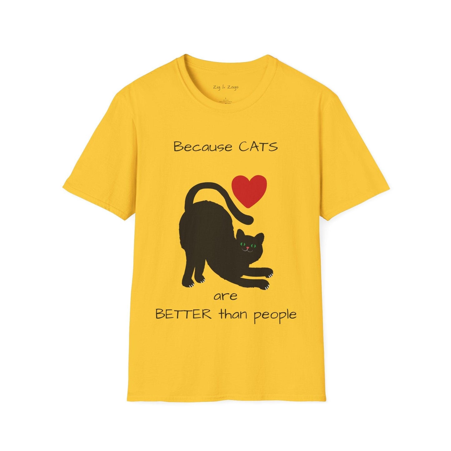 Cat Lover Cotton Unisex T-Shirt