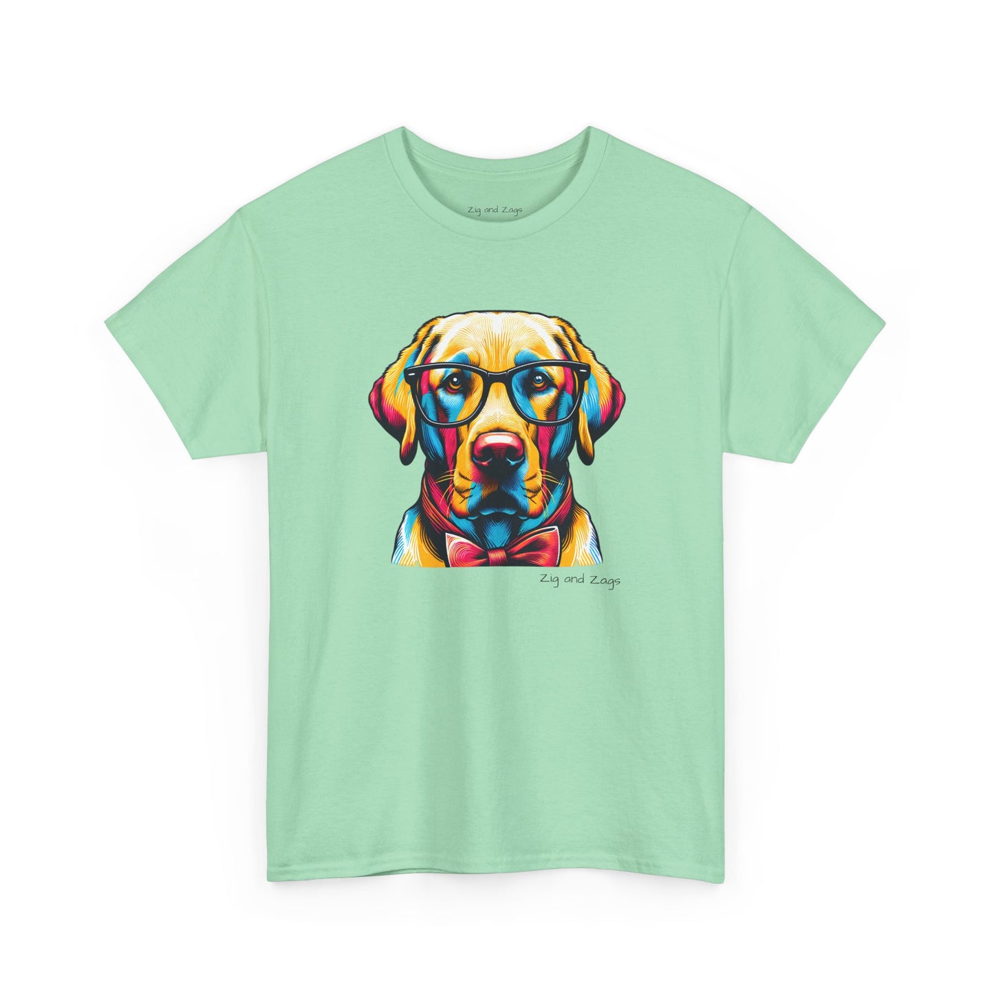Labrador Pop Art T‑Shirt – Fun Graphic Tee for Dog Lovers