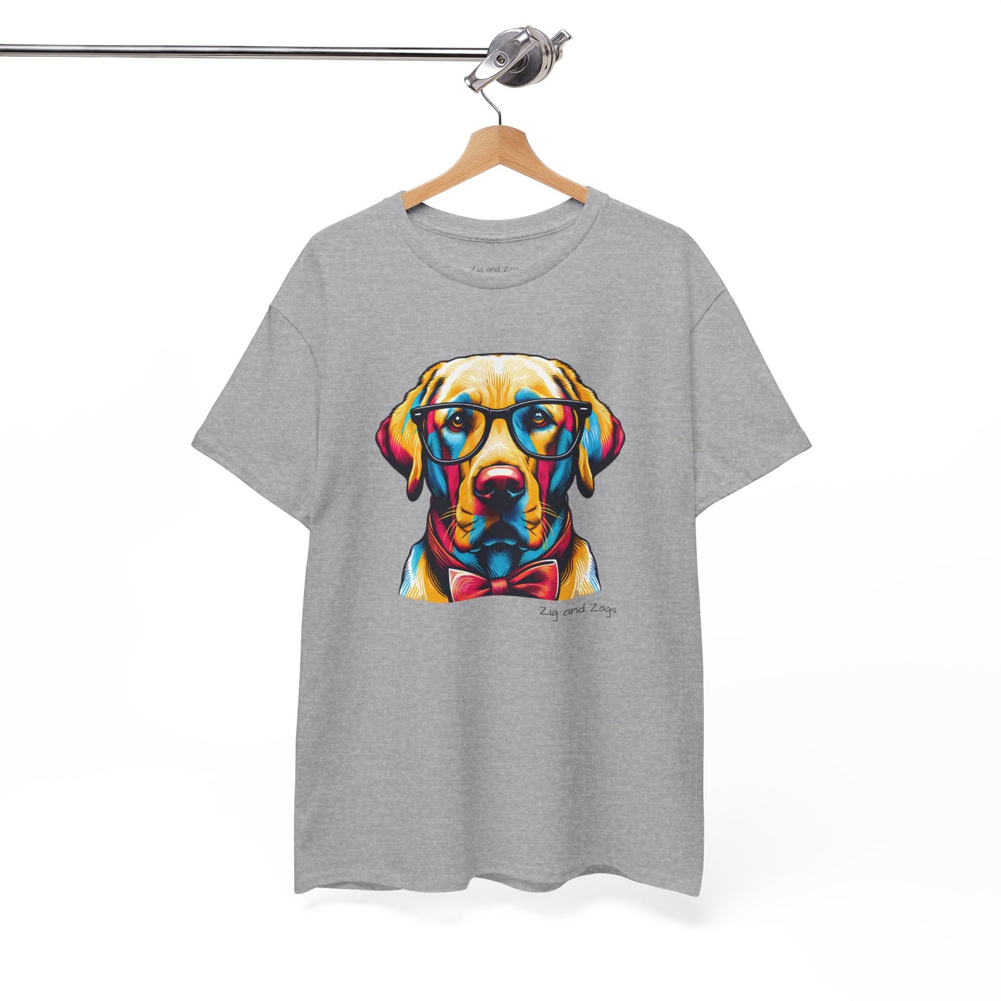 Labrador Pop Art T‑Shirt – Fun Graphic Tee for Dog Lovers