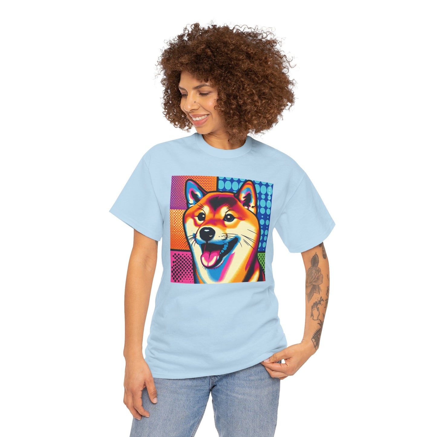 Pop Art Shiba Inu T‑Shirt | Fun Graphic Tee for Dog Lovers