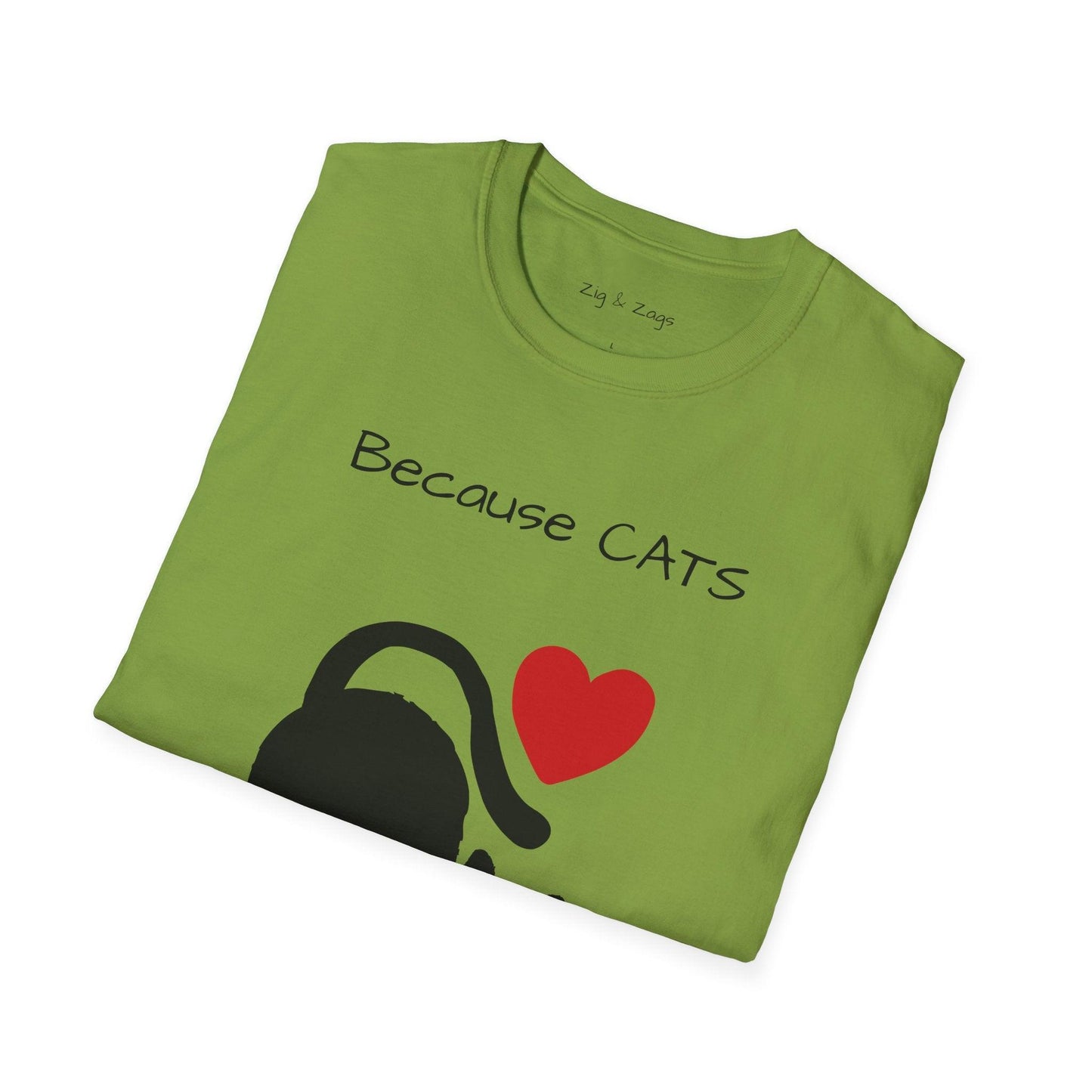 Cat Lover Cotton Unisex T-Shirt