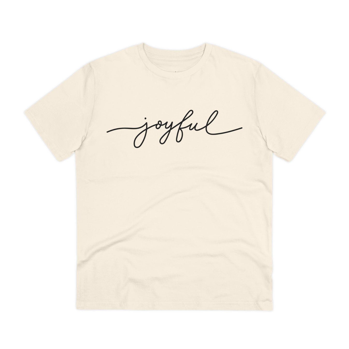 Joyful Unisex Organic Cotton T-shirt