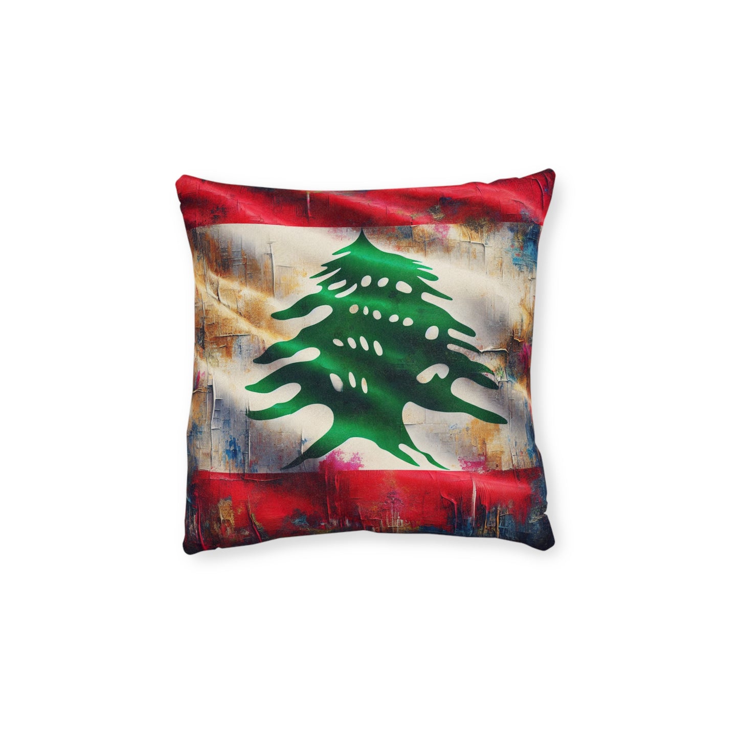 Lebanon Flag Cushion - Charity Support