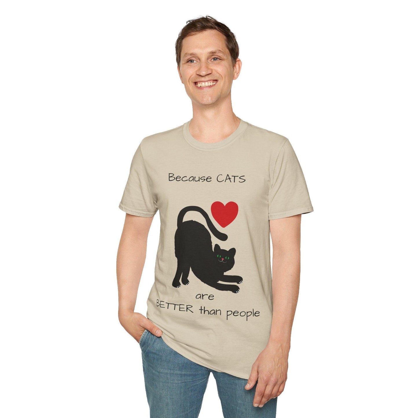 Cat Lover Cotton Unisex T-Shirt