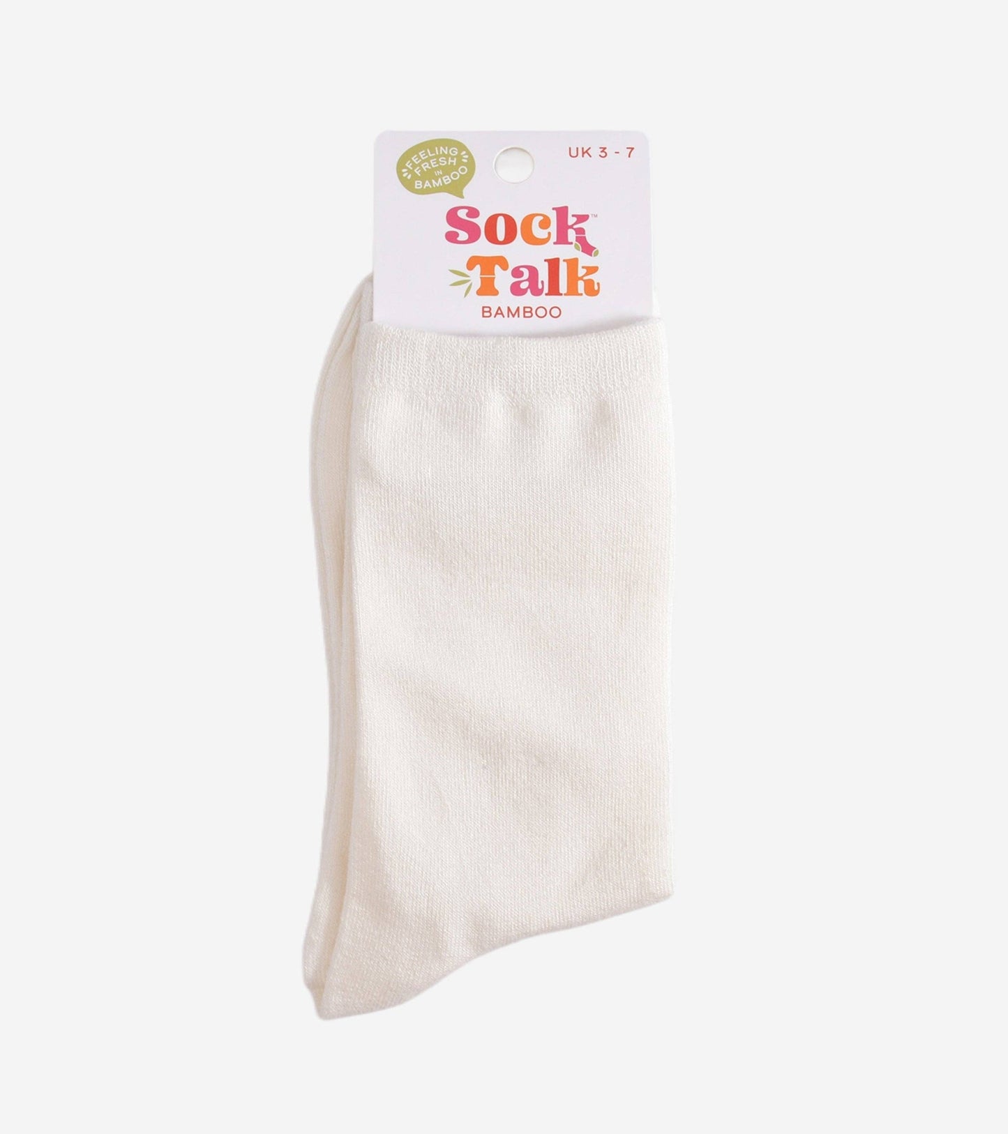 Women's Bamboo Socks - White: UK 3-7 | EU 36-40 | US 5-9