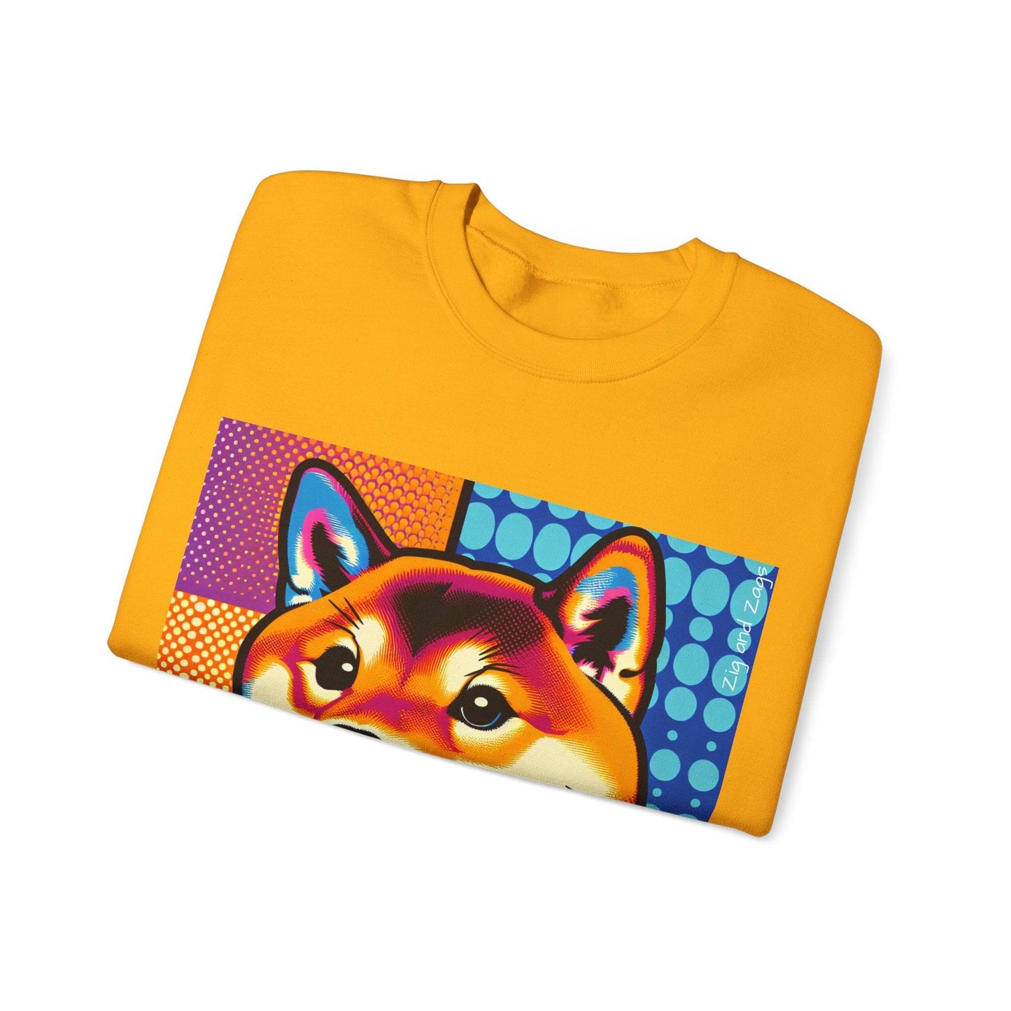 Shiba Dog Pop Art Unisex Sweatshirt