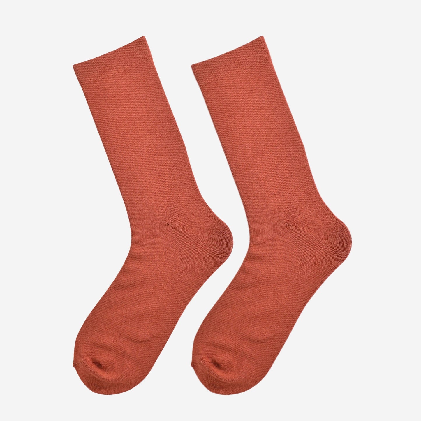 Men's Rusty Orange Bamboo Socks