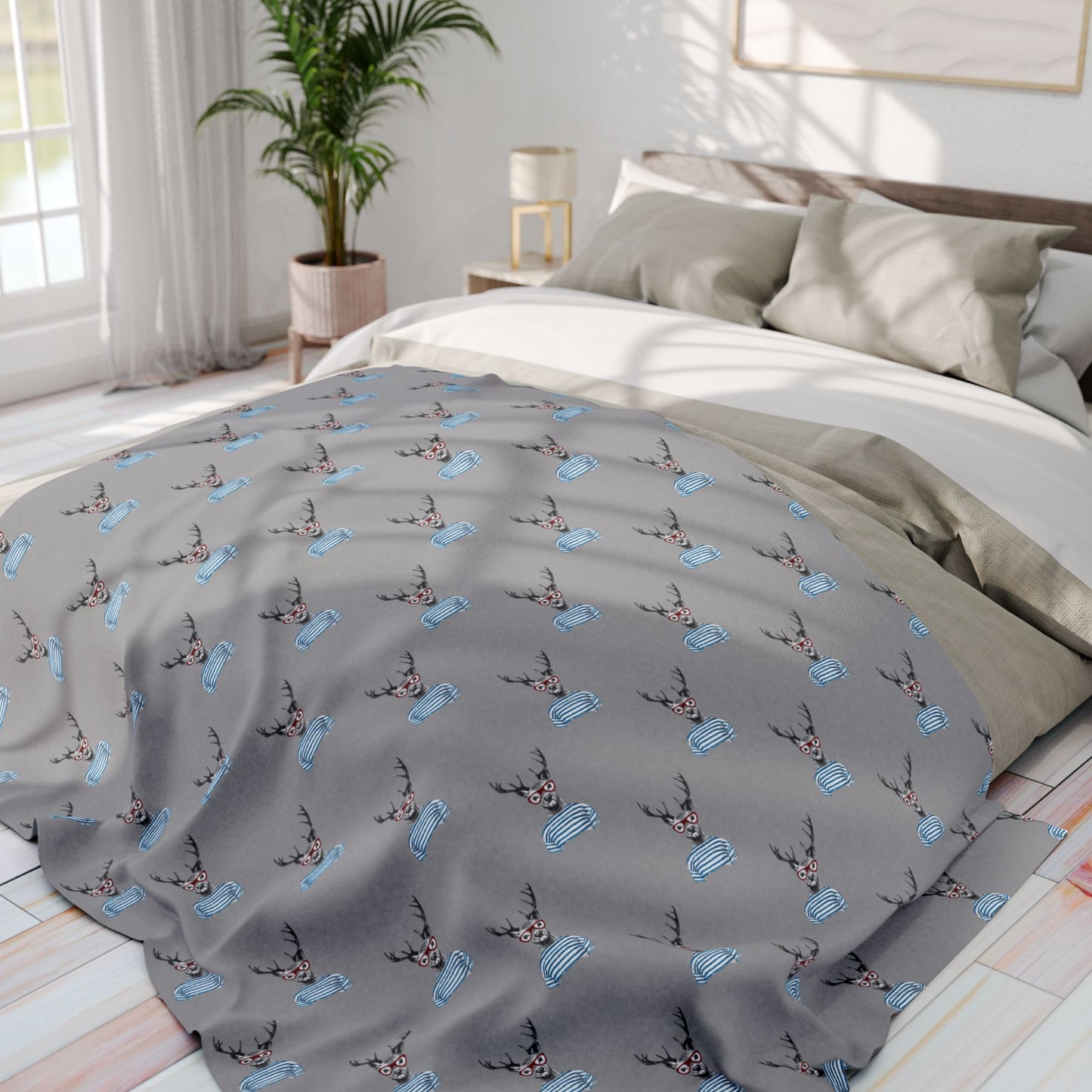 Wild & Free Stag Arctic Fleece Blanket