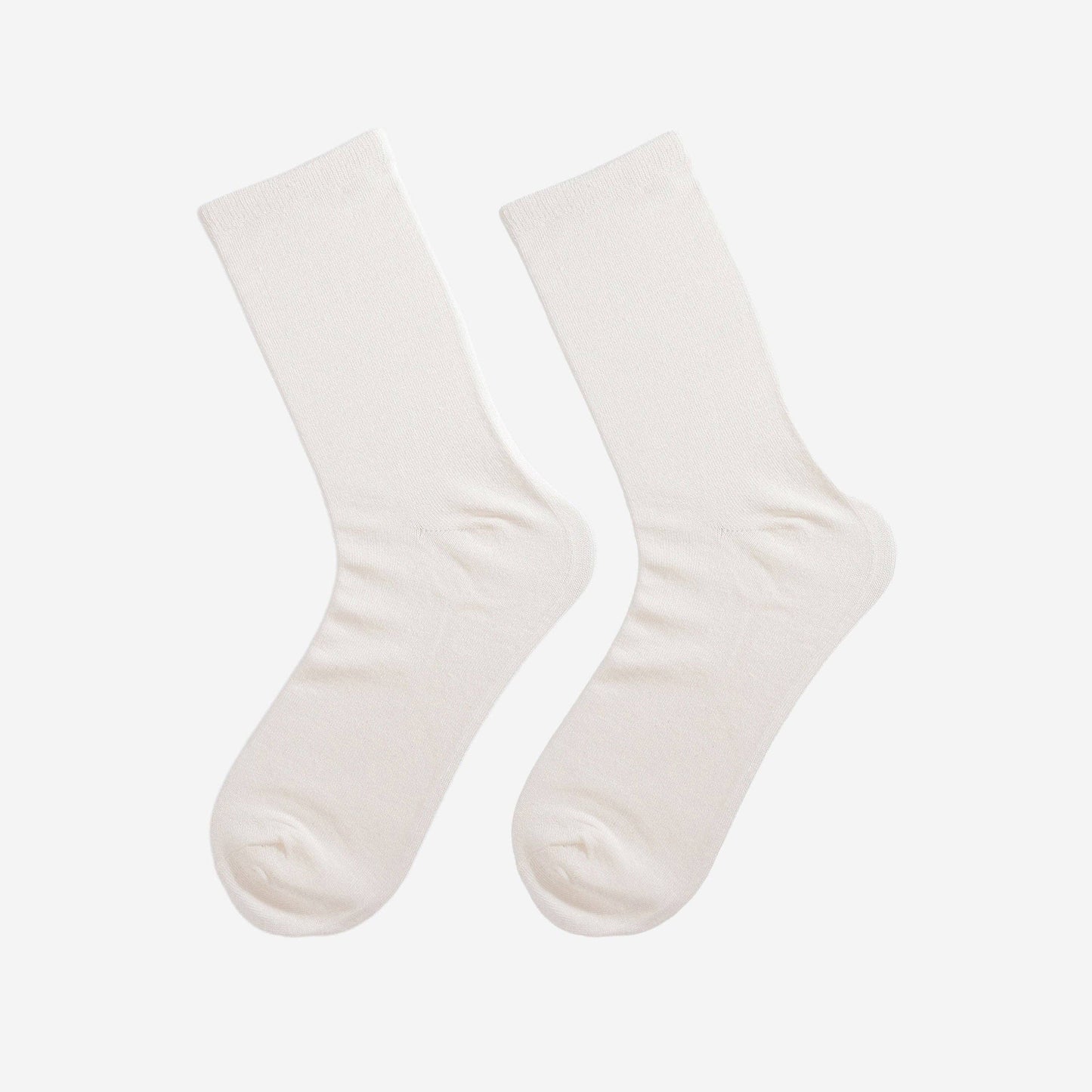 Women's Bamboo Socks - White: UK 3-7 | EU 36-40 | US 5-9