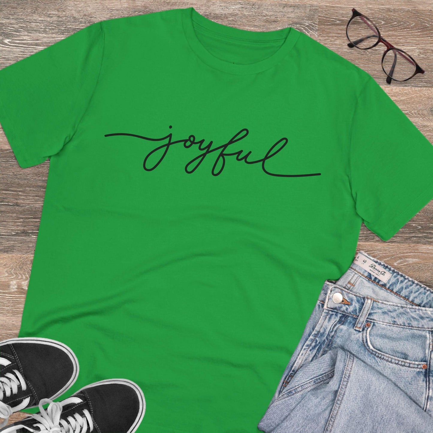 Joyful Unisex Organic Cotton T-shirt