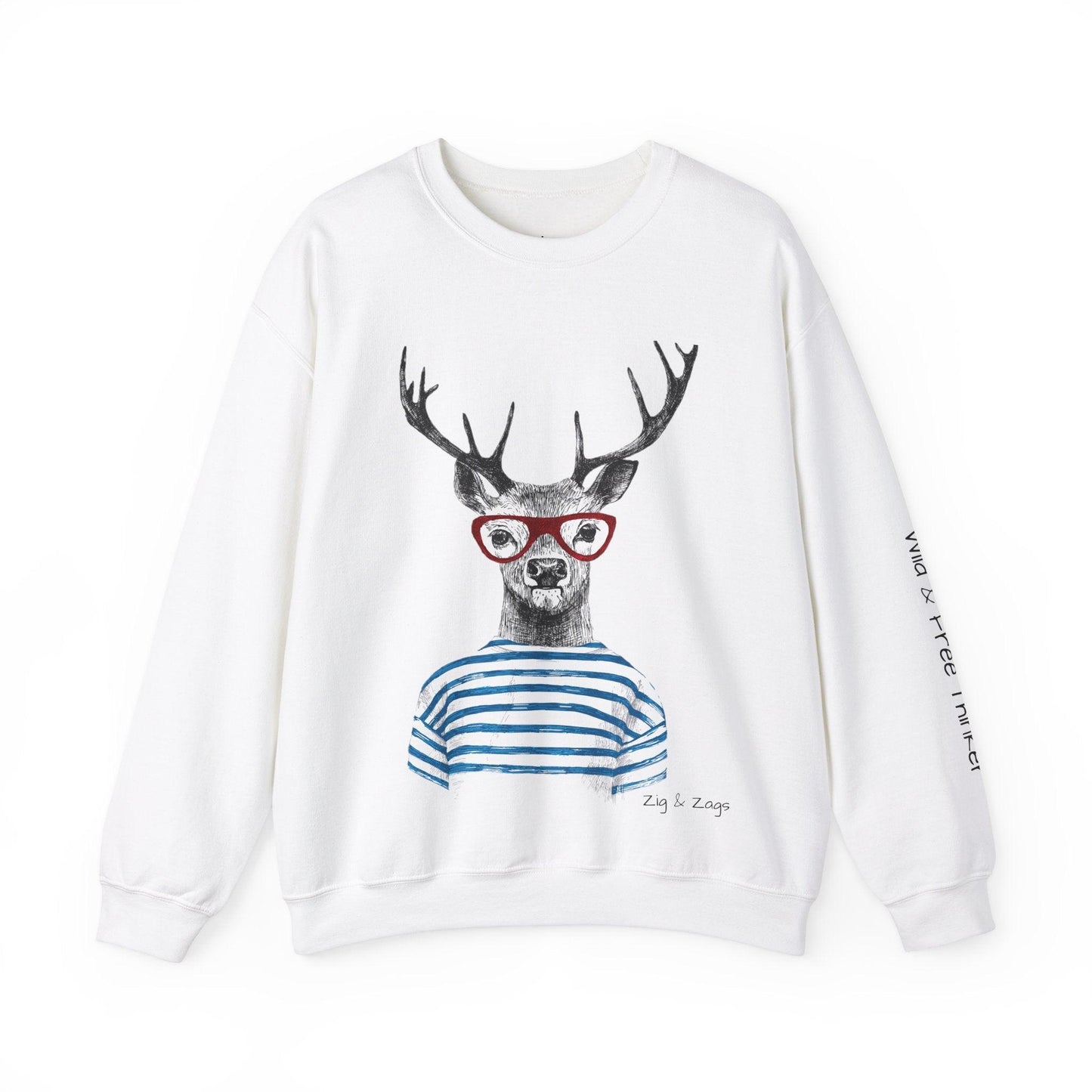 Wild & Free Reindeer Crewneck Sweatshirt