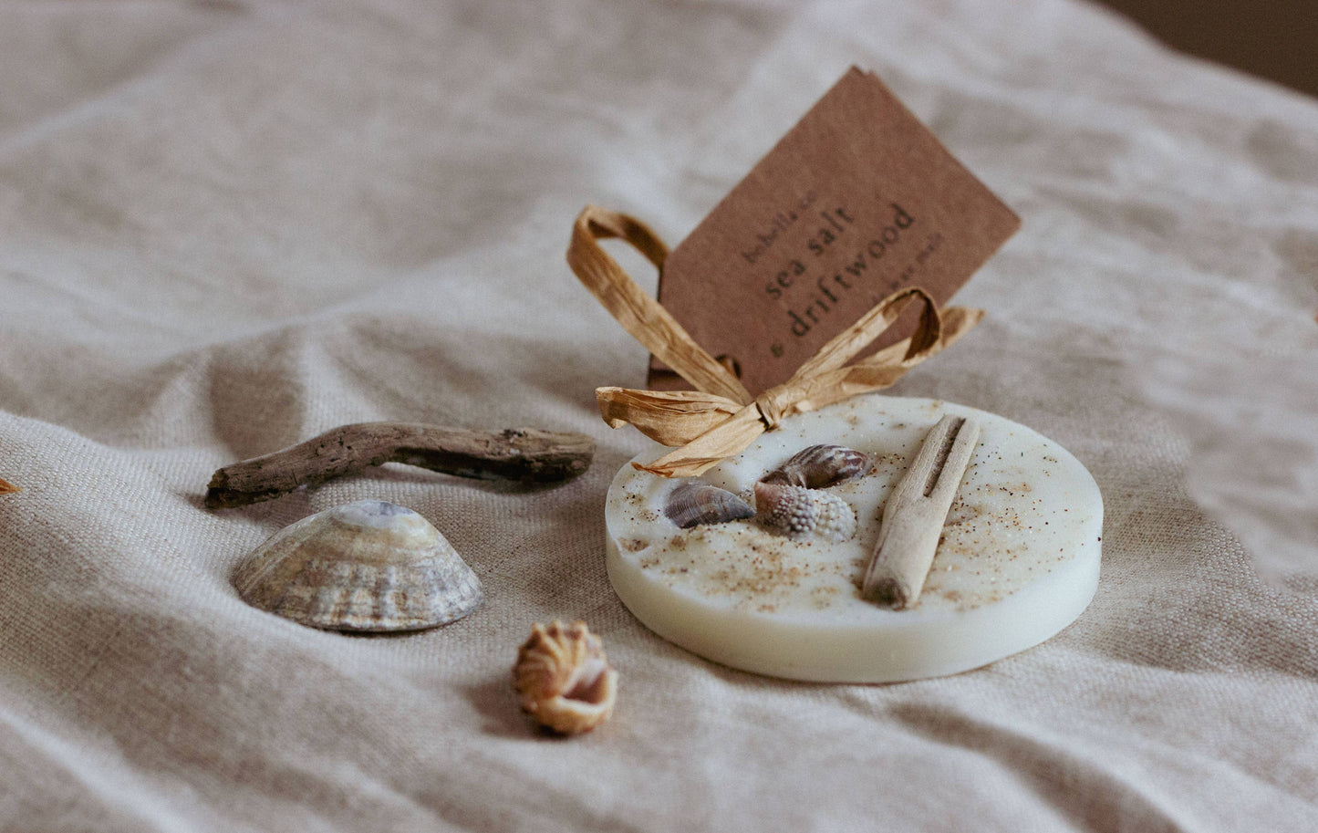 Sea Salt & Driftwood Wax Melt Decoration