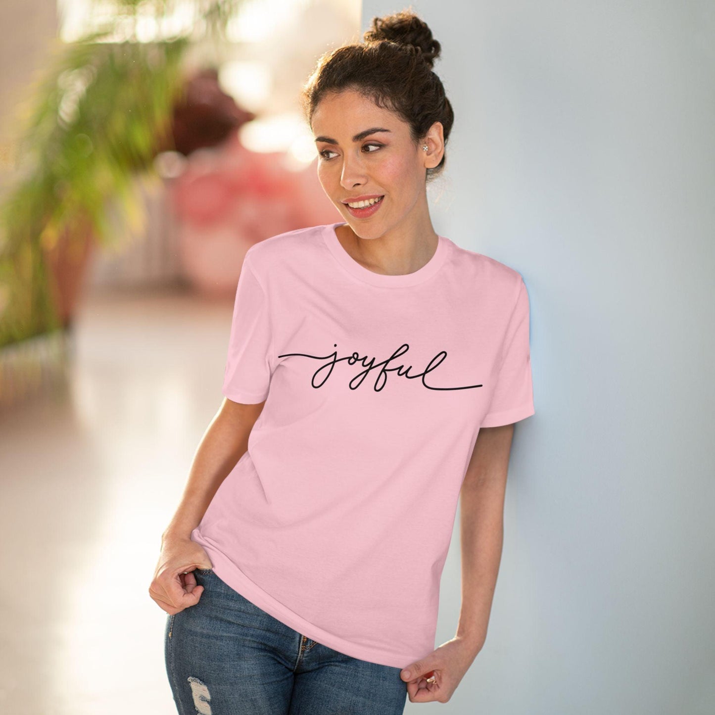 Joyful Unisex Organic Cotton T-shirt