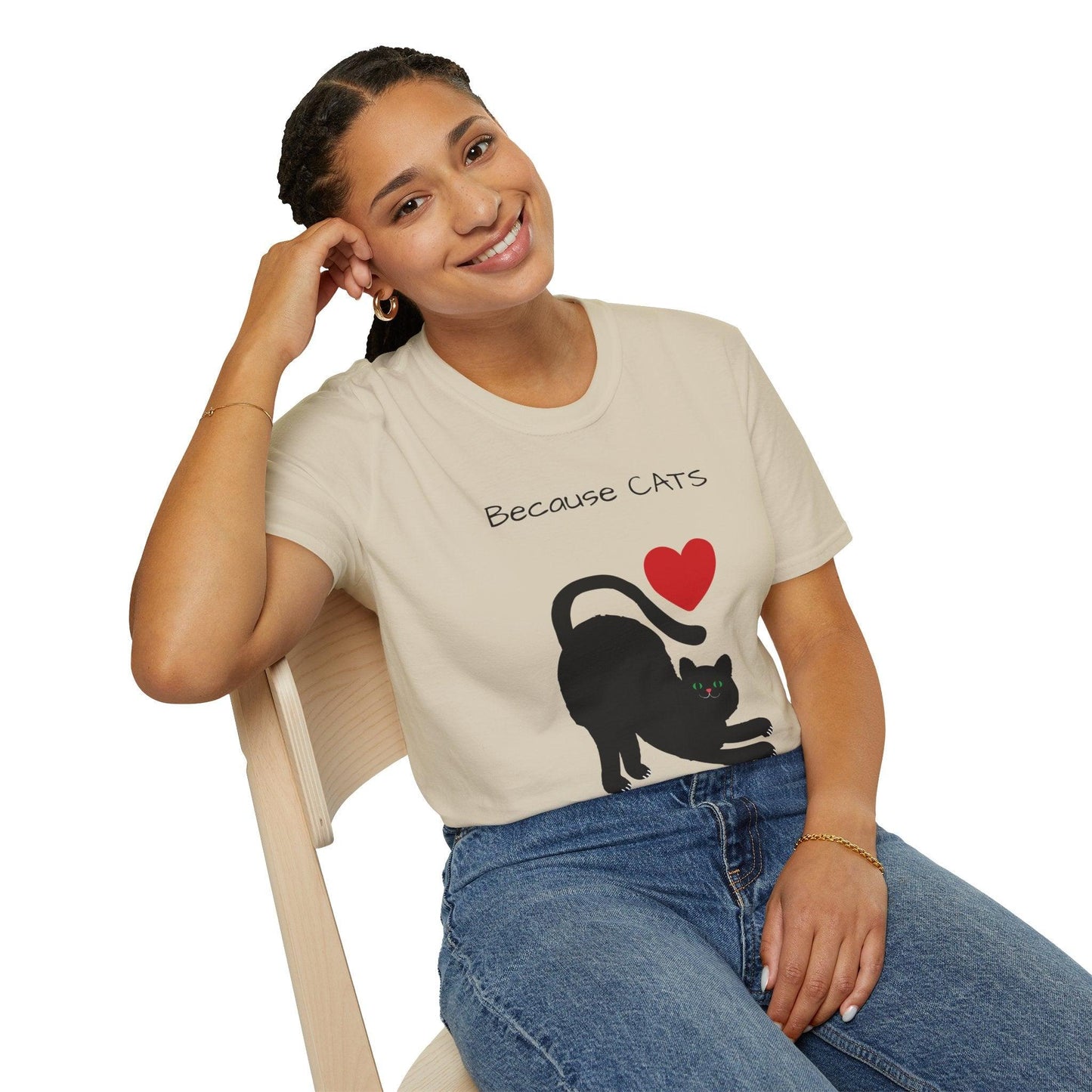 Cat Lover Cotton Unisex T-Shirt