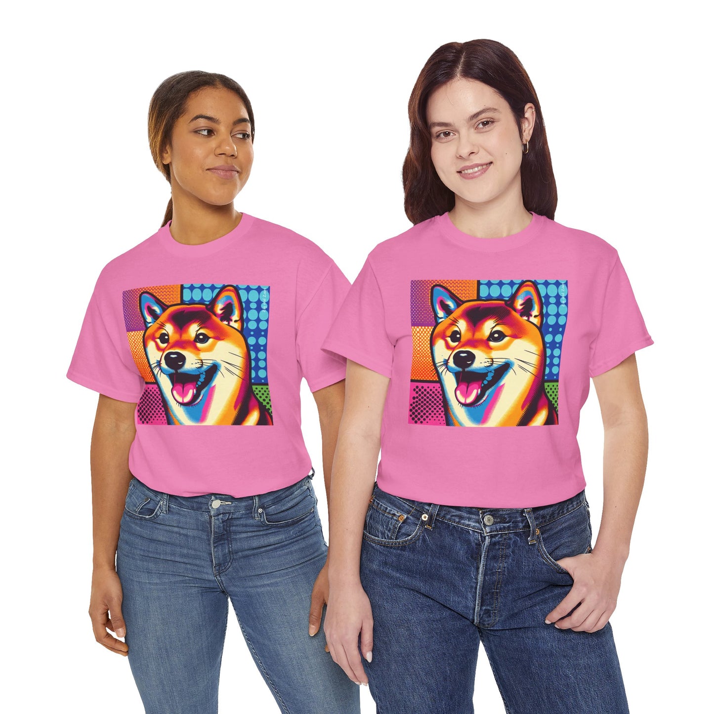 Pop Art Shiba Inu T‑Shirt | Fun Graphic Tee for Dog Lovers