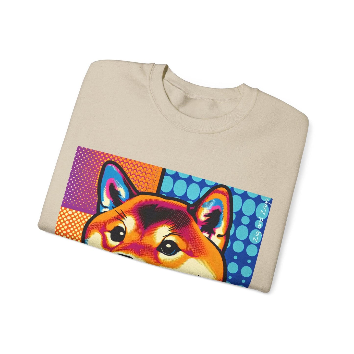 Shiba Dog Pop Art Unisex Sweatshirt