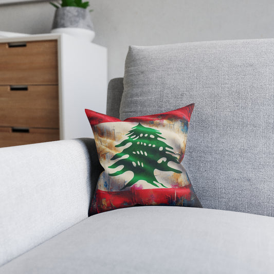 Lebanon Flag Cushion - Charity Support