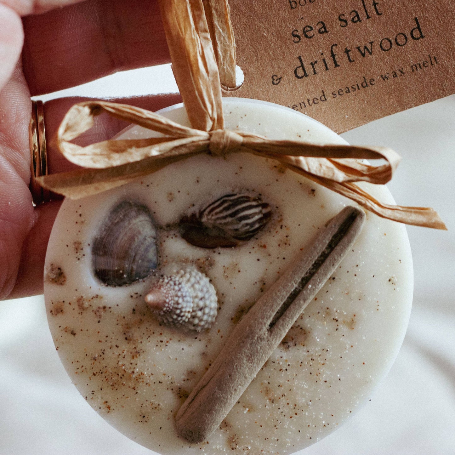 Bobella Co. Sea salt & Driftwood Wax Melt Decoration