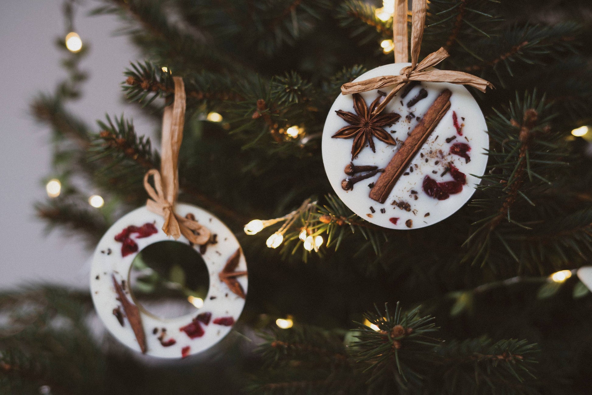 Christmas Decorations Wax Melts Wreath and Circle