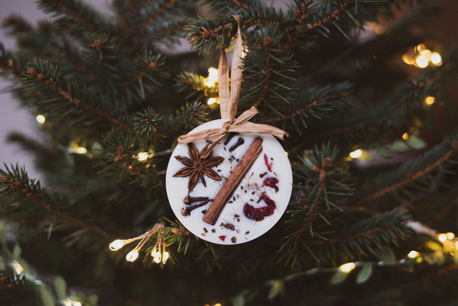 Christmas Tree Decorations: Clementine & Clove Scent Circle Wax Melt