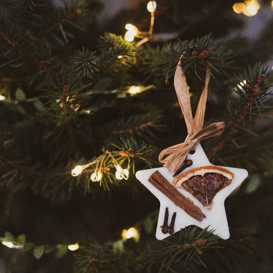 Handcrafted Star Wax Melt Christmas Decoration