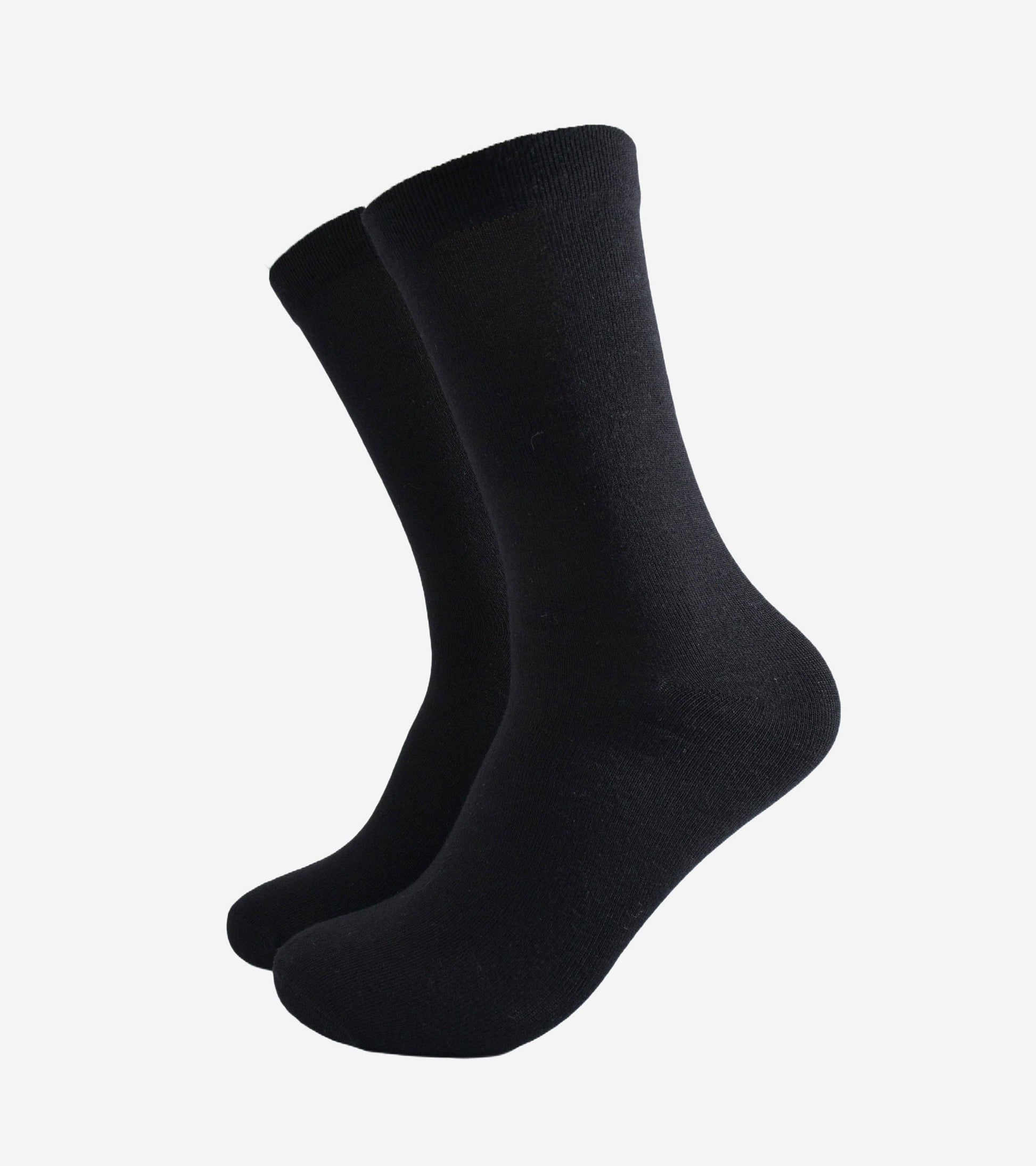 Men's Black Bamboo Socks