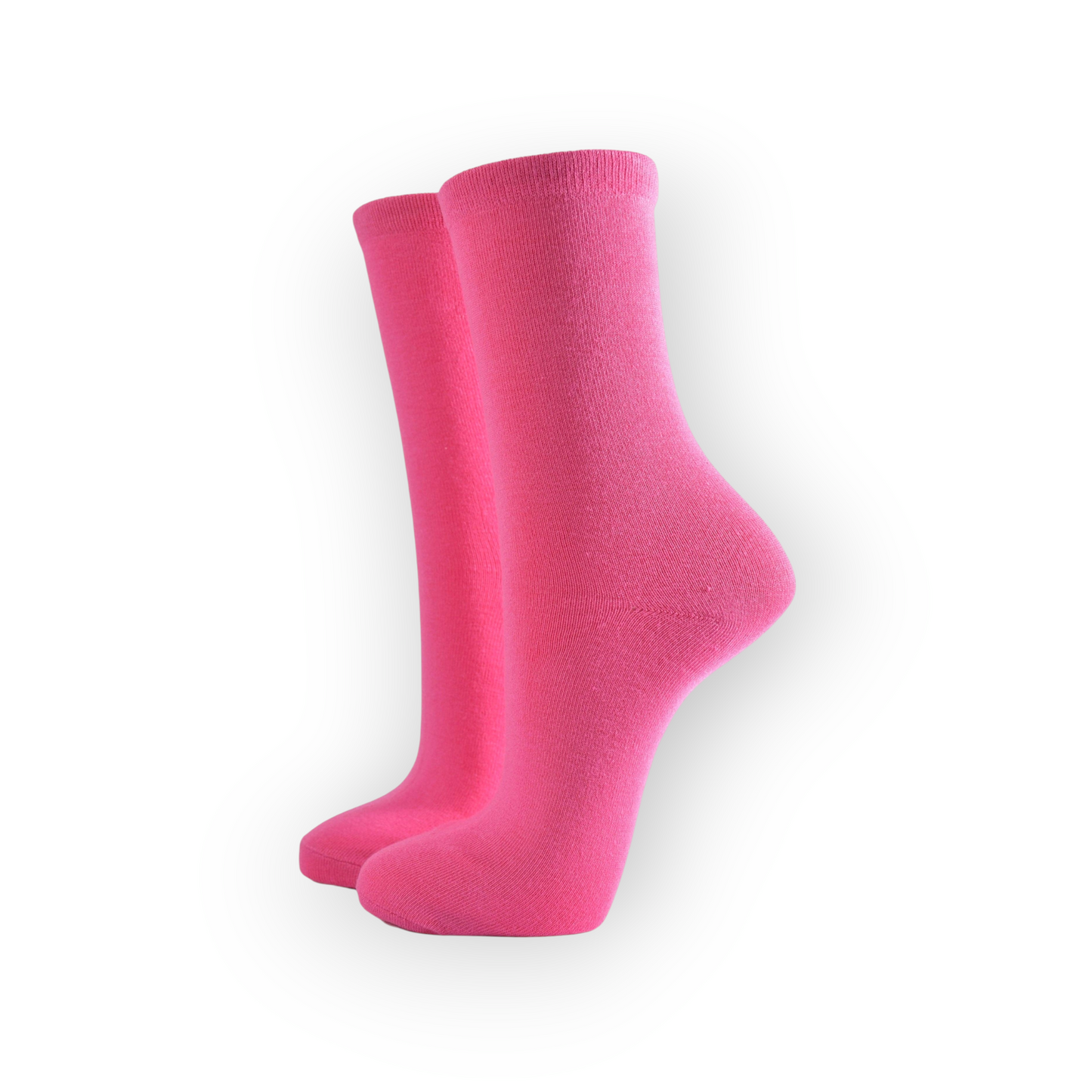 Women's Hot Pink Bamboo Socks