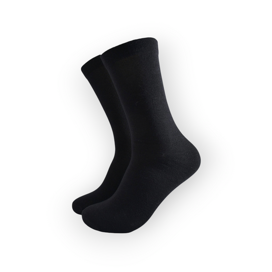 Men's Black Bamboo Socks