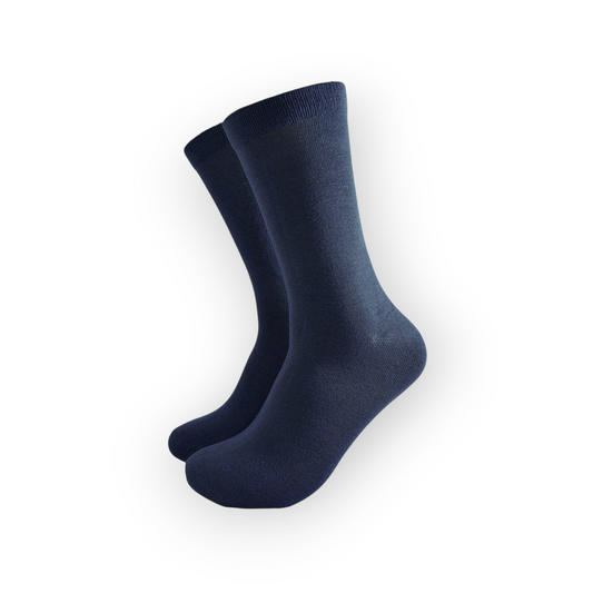 Men's Navy Blue Bamboo Socks