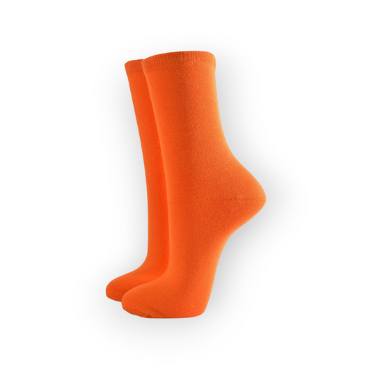 Women's Bamboo Socks - Orange