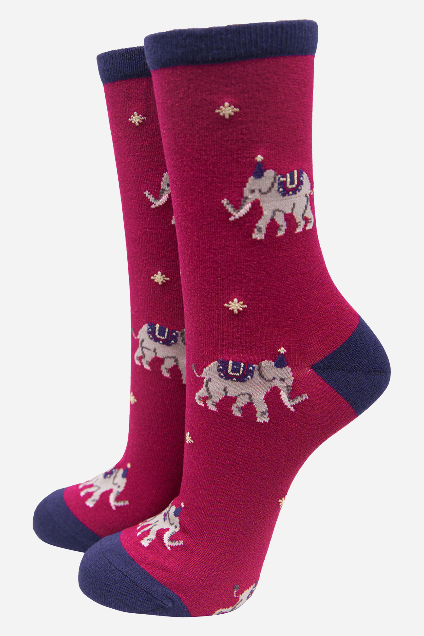 Women's Party Elephant Bamboo Socks