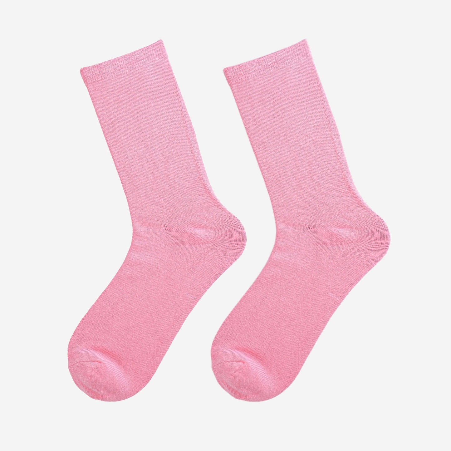 Women’s light pink bamboo ankle socks displayed flat on a white background.