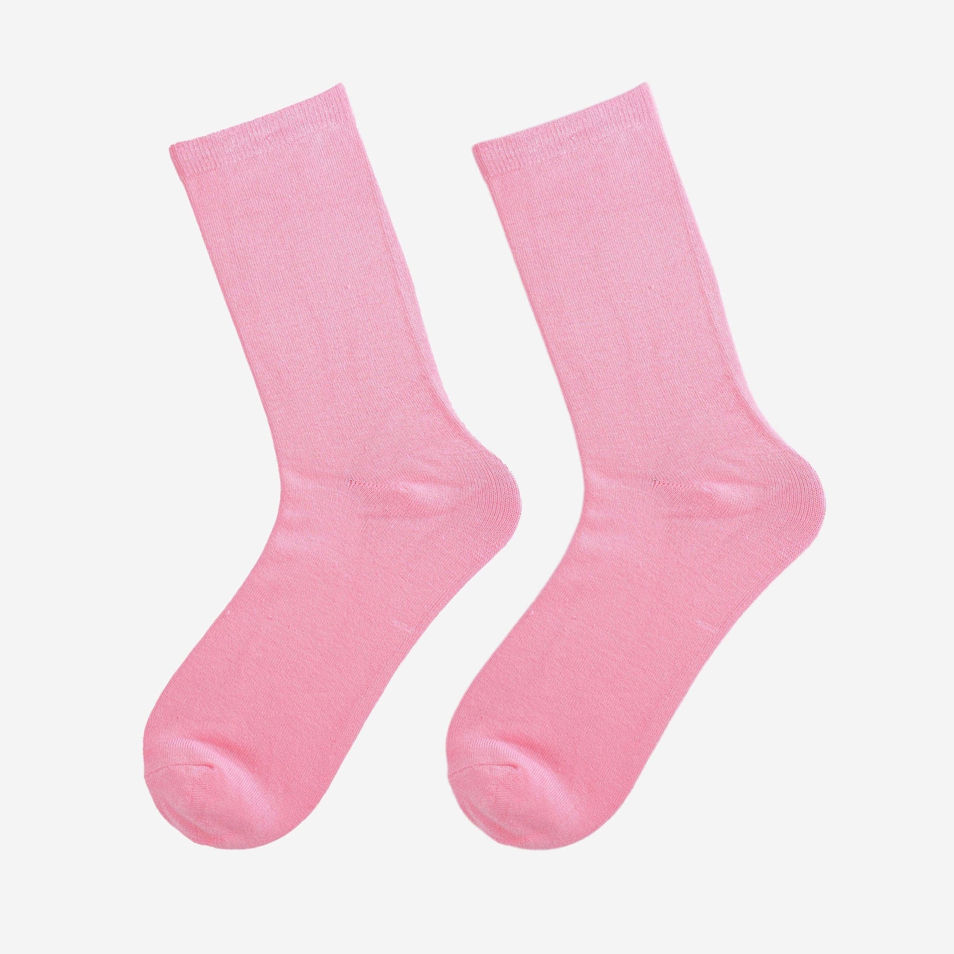 Women’s light pink bamboo ankle socks displayed flat on a white background.