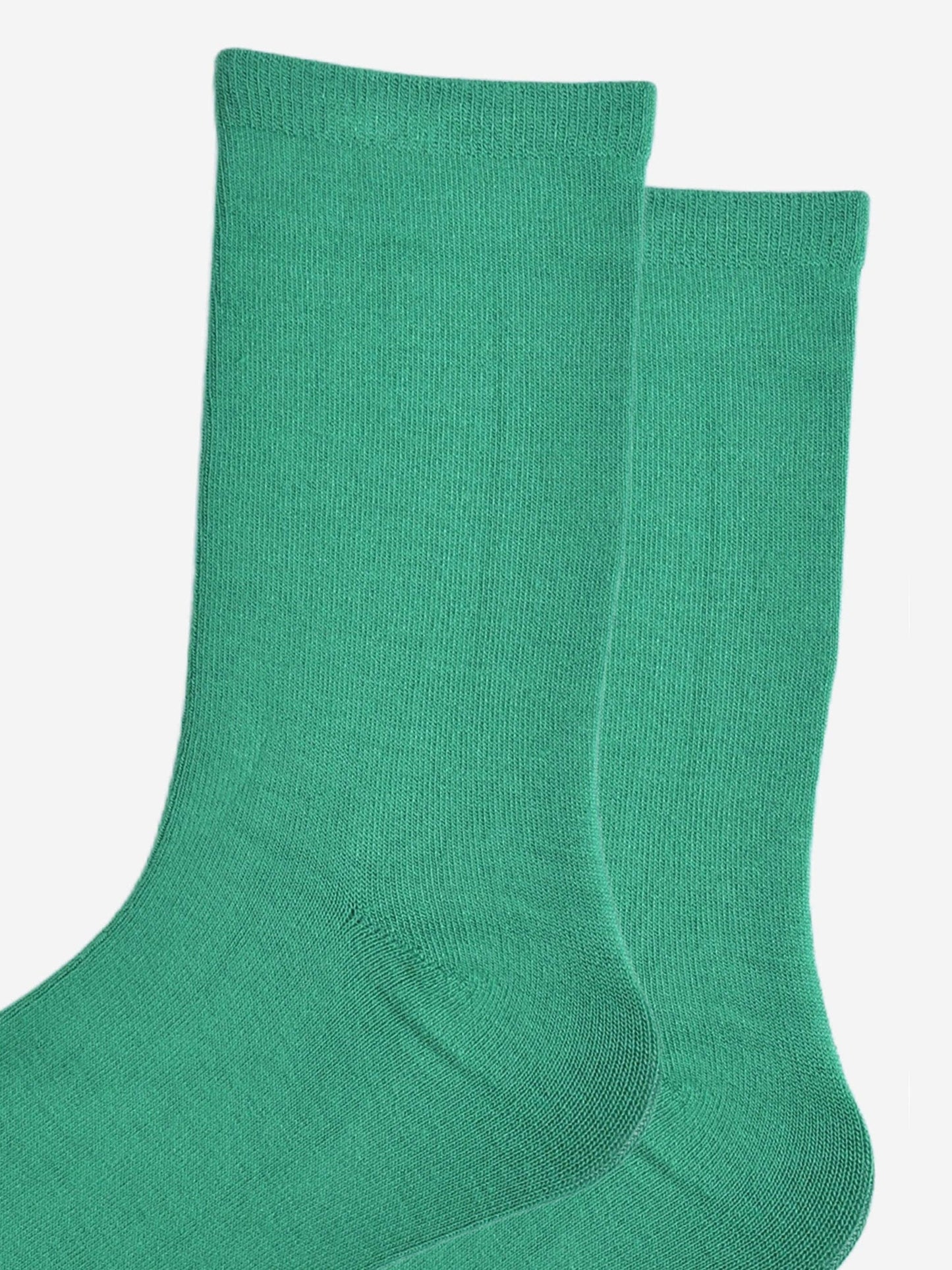 Women's Bright Green Bamboo Socks