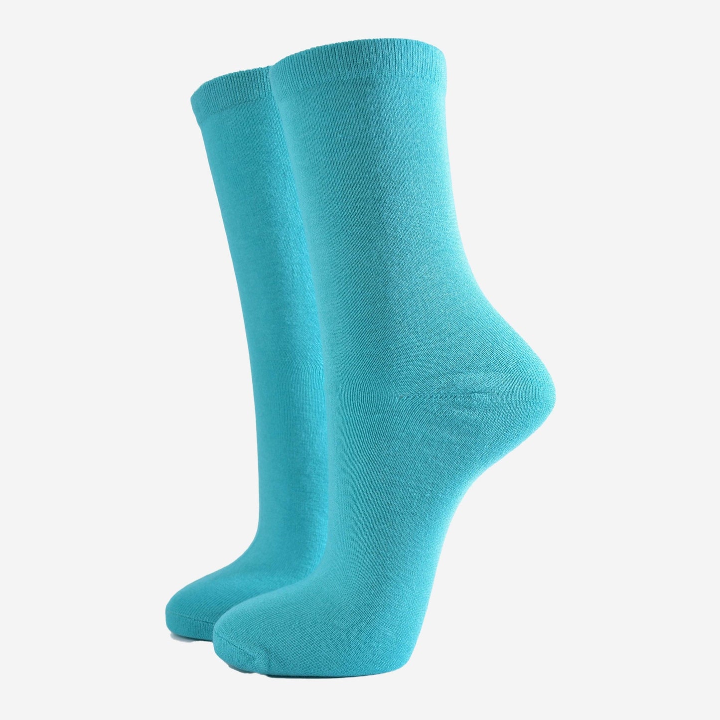 Women's Turquoise Bamboo Socks