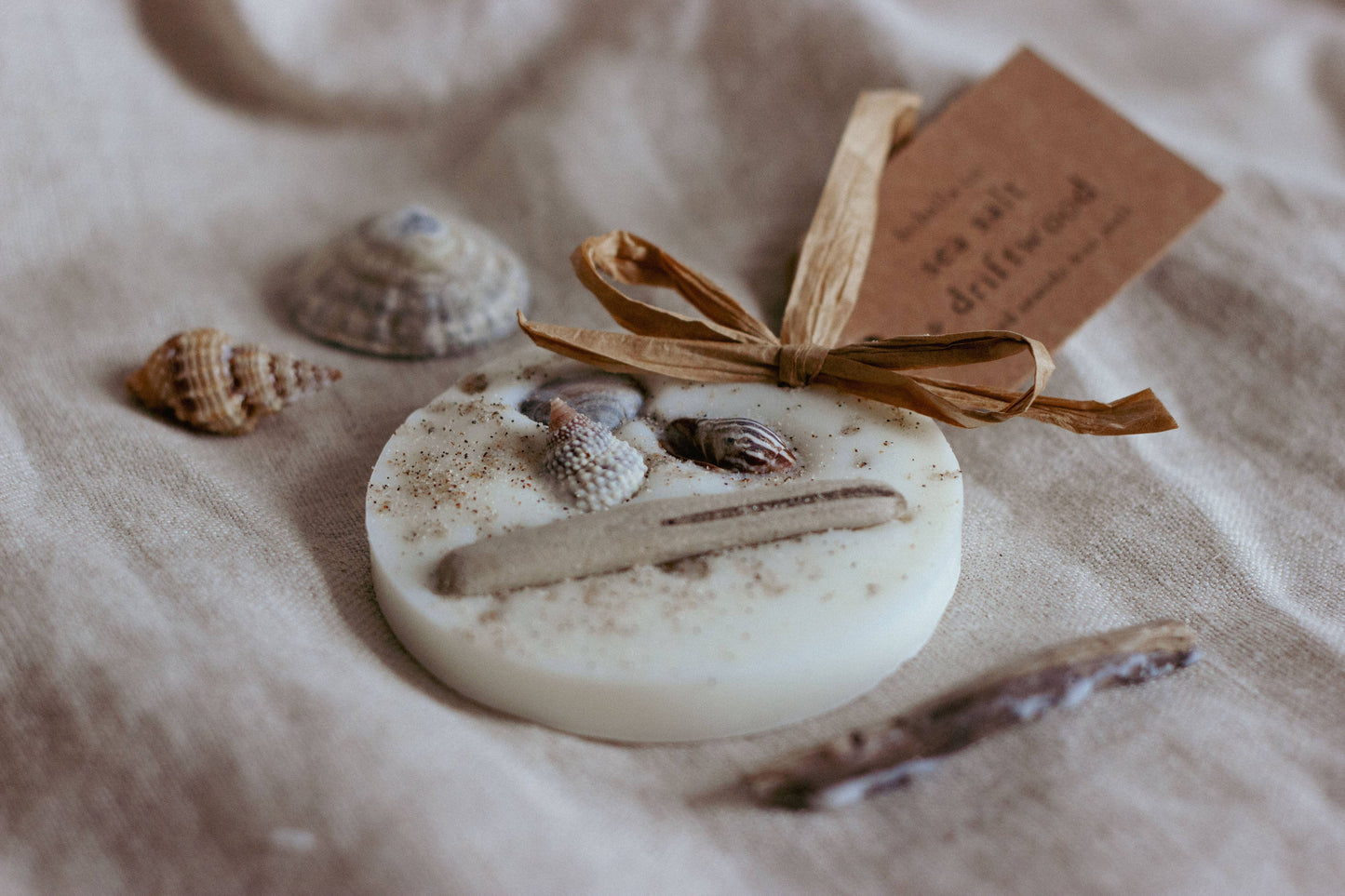 Sea Salt & Driftwood Wax Melt Decoration