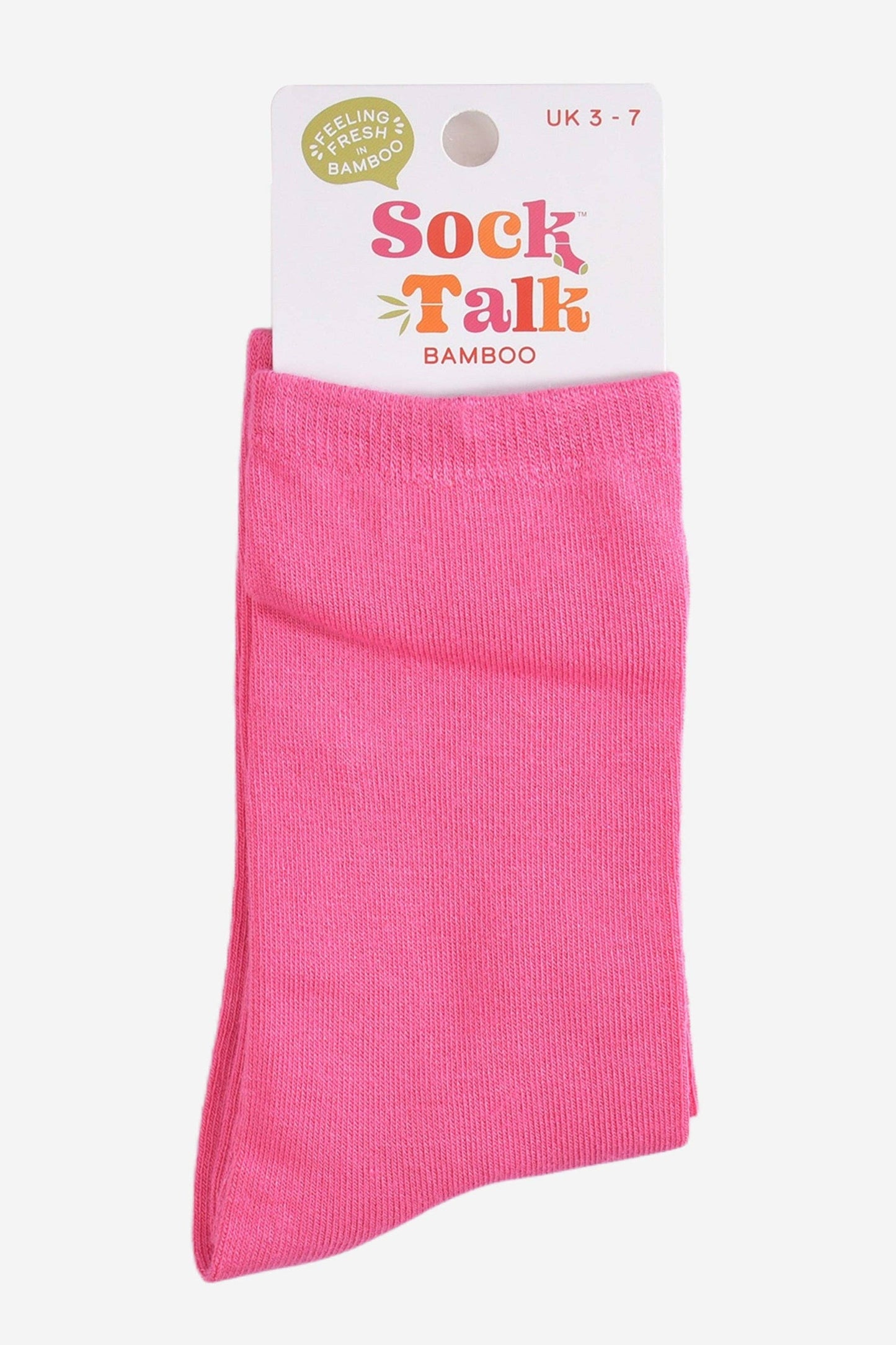 Women's Hot Pink Bamboo Socks