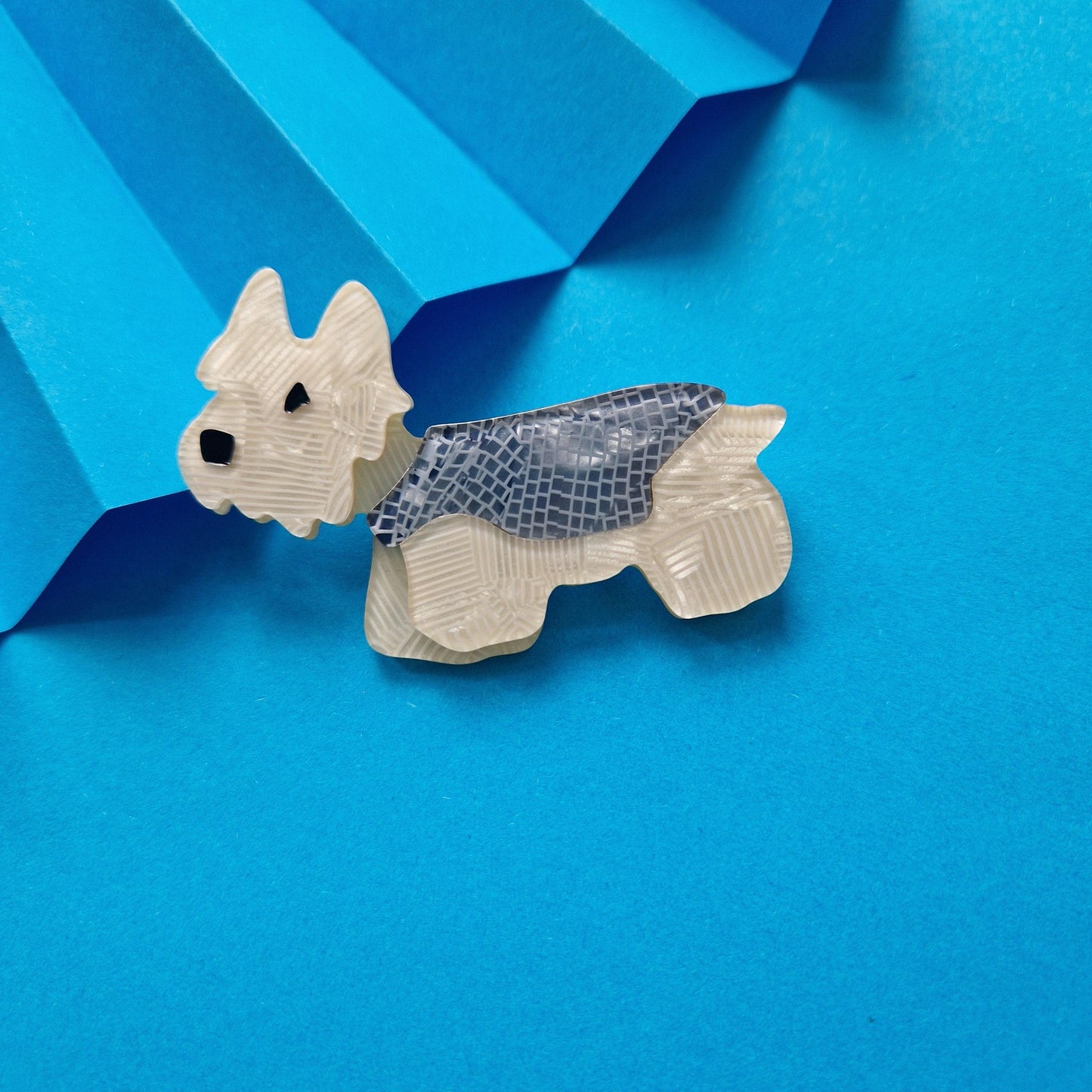 West Highland Terrier Dog Acrylic Brooch